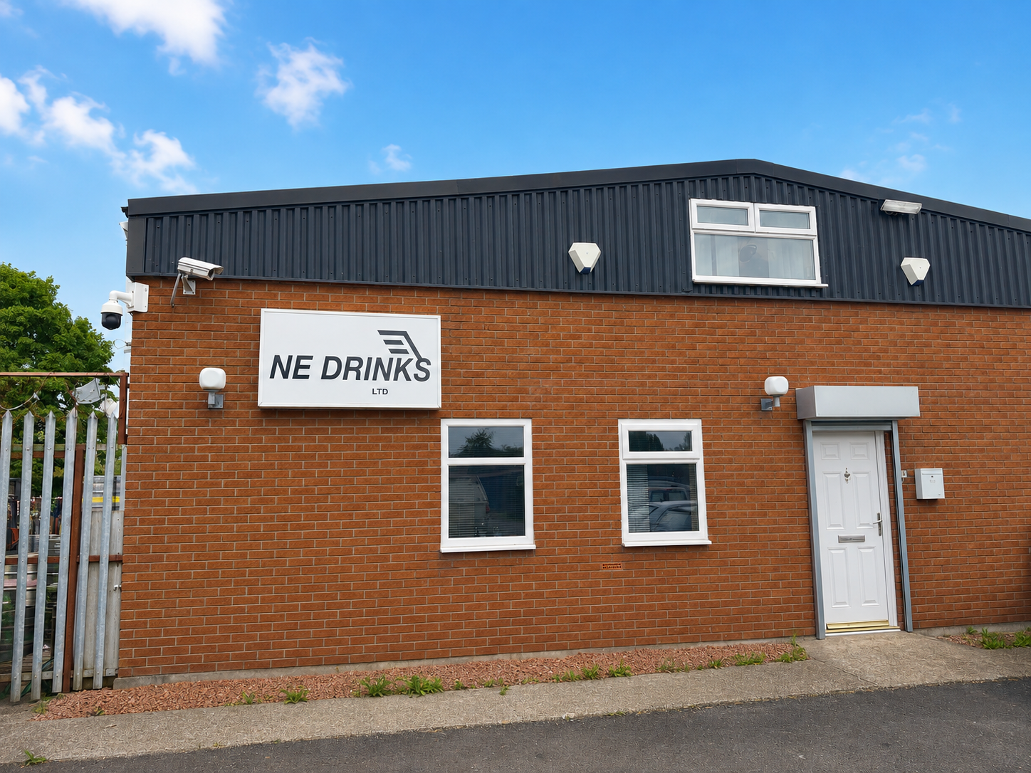 The NE Drinks Supplies Ltd office and trade counter entrance
